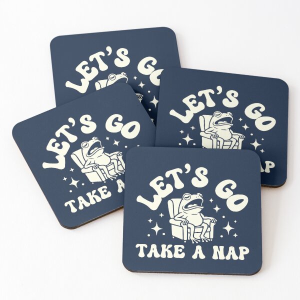 Item preview, Let’s Go Take A Nap Funny Sleeping Frog Retro Aesthetic designed and sold by American Spirit.