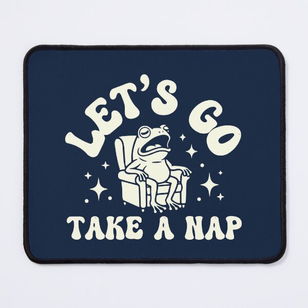 Item preview, Let’s Go Take A Nap Funny Sleeping Frog Retro Aesthetic designed and sold by American Spirit.