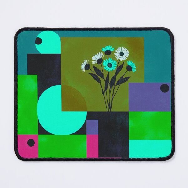 Item preview, Vibrant Art Deco Floral Wall Art for Modern Interiors designed and sold by joycrysstudio.