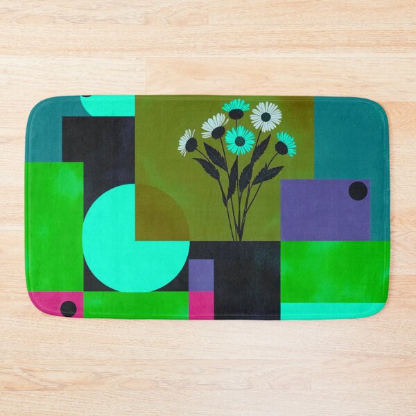 Item preview, Vibrant Art Deco Floral Wall Art for Modern Interiors designed and sold by joycrysstudio.