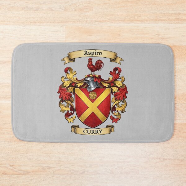 Item preview, The Curry Family Coat of Arms designed and sold by BagTown Clans.