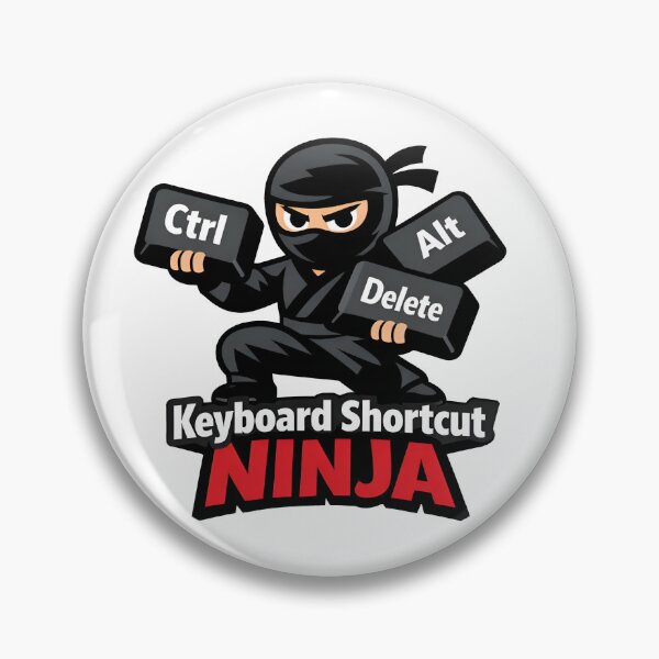 Item preview, Keyboard Shortcut Ninja Ctrl Alt Delete Tech Funny designed and sold by Zenith Design.