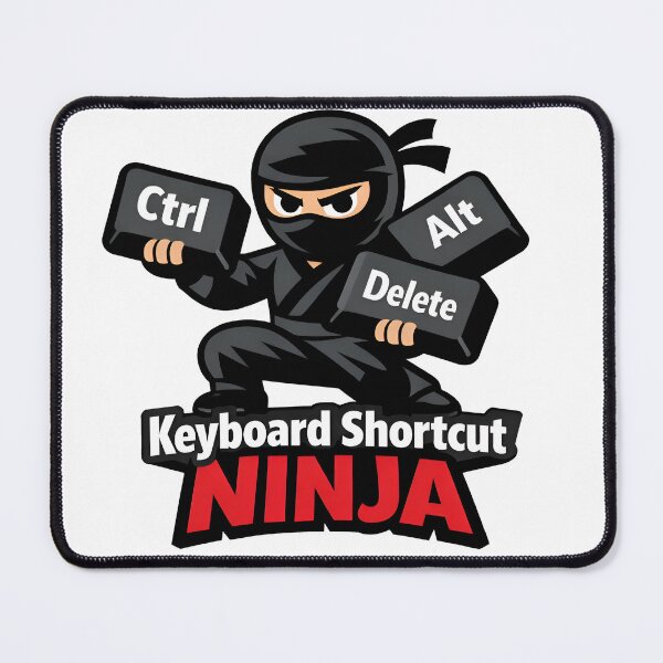 Item preview, Keyboard Shortcut Ninja Ctrl Alt Delete Tech Funny designed and sold by Zenith Design.