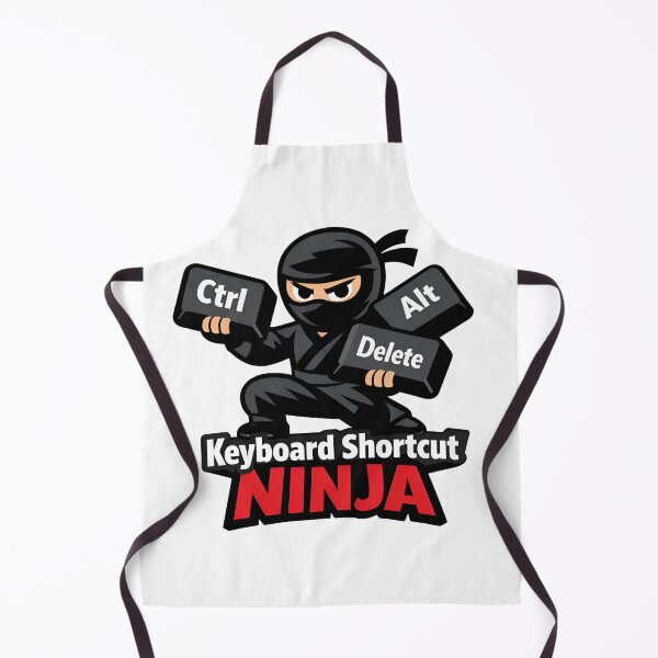 Item preview, Keyboard Shortcut Ninja Ctrl Alt Delete Tech Funny designed and sold by Zenith Design.