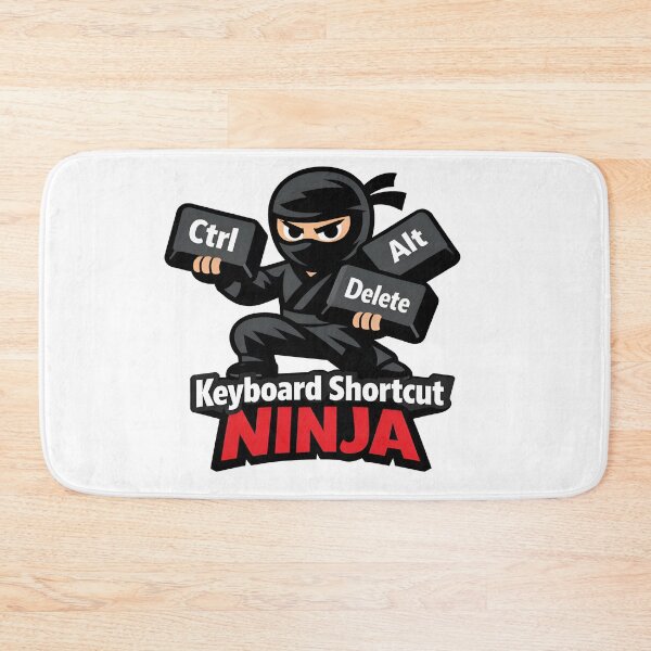 Item preview, Keyboard Shortcut Ninja Ctrl Alt Delete Tech Funny designed and sold by Zenith Design.