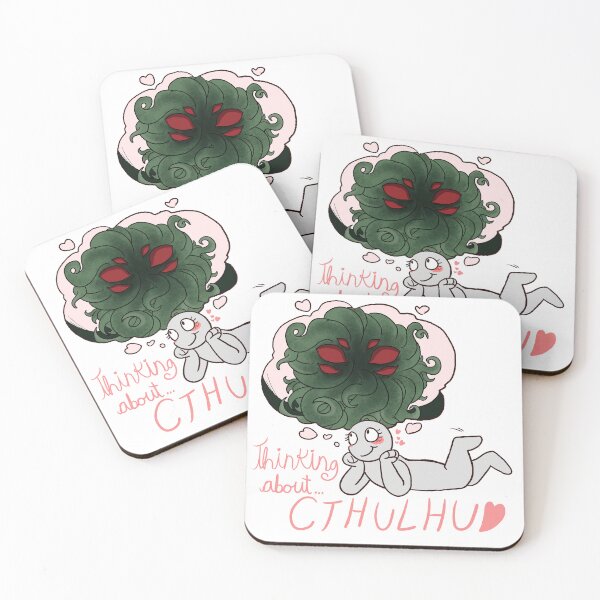 Item preview, Thinking about Cthulhu designed and sold by 5CrowsInATrenchCoat.