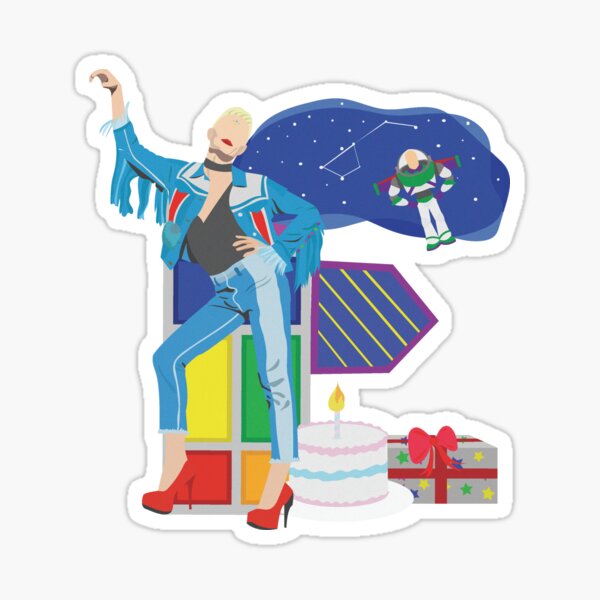 E is for Everybody's Talking About Jamie Sticker