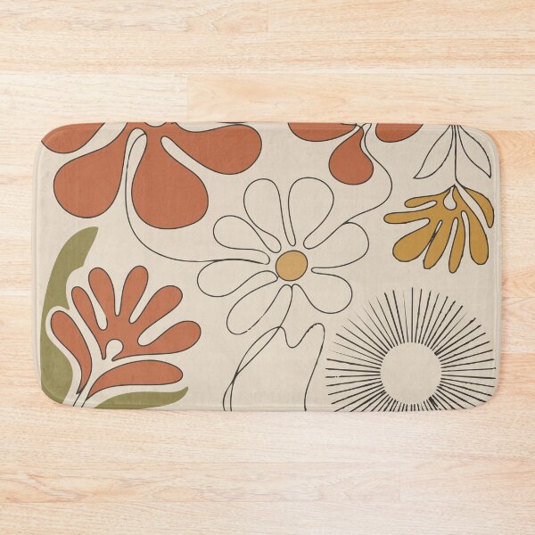 Item preview, Minimalist Retro Boho Floral Line Art – Mid-Century Modern Abstract designed and sold by Far Out Goods.