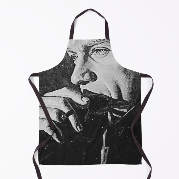 Item preview, The Silent Rebel: Steve McQueen Noir Graphite Impasto Portrait designed and sold by Art's Diner.