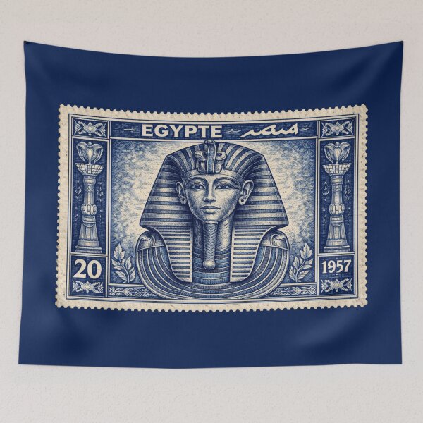 Item preview, Tutankhamun golden mask artwork | Ancient Egypt Art designed and sold by GulfSignature.