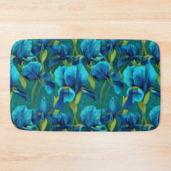 Item preview, Modern Art Nouveau Style Bearded Irises designed and sold by Boddicca.