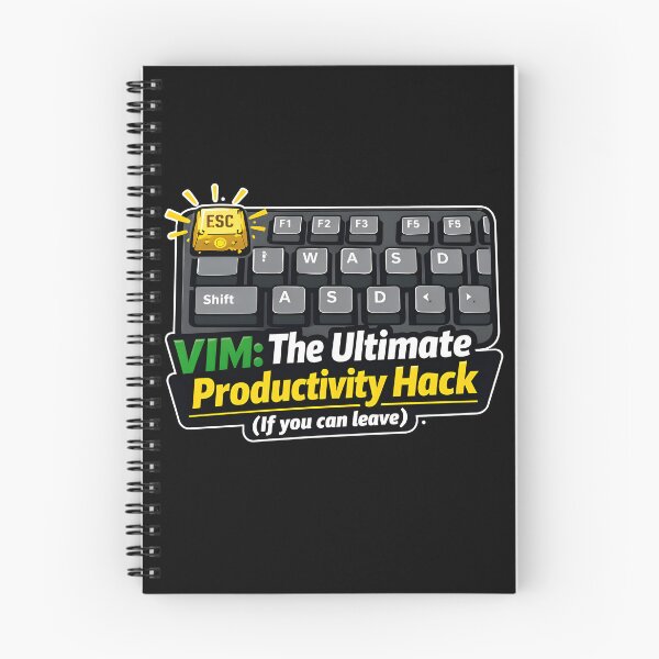 Item preview, VIM The Ultimate Productivity Hack Funny Programmer designed and sold by Zenith Design.