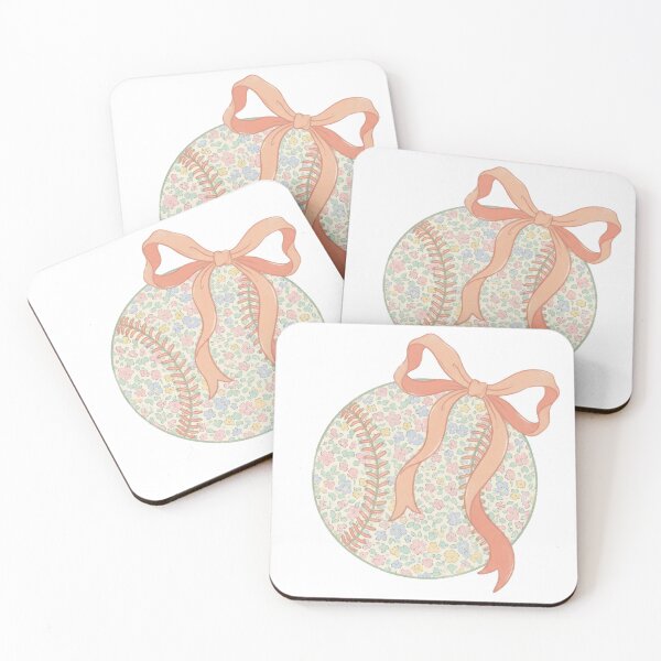 Item preview, Coquette Floral Baseball Bow designed and sold by M&A Design House.