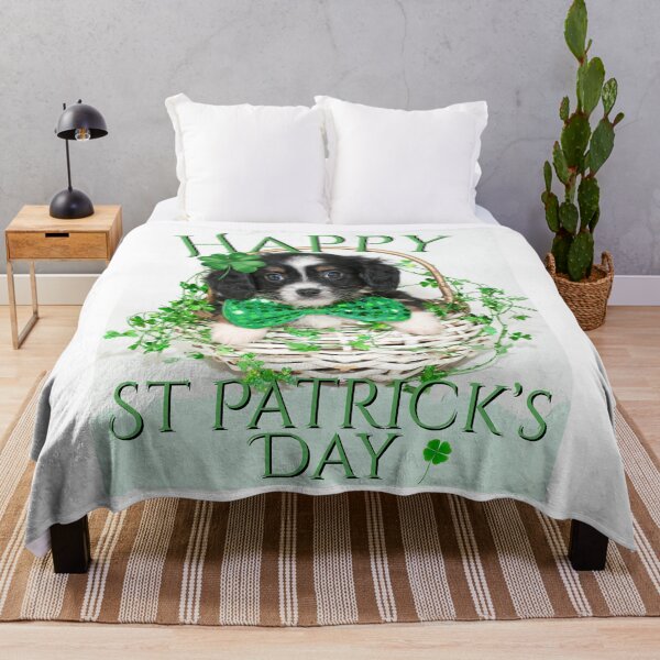 Item preview, Happy St Patrick's Day Cute Puppy Colorful Design designed and sold by EarthArtDesigns.
