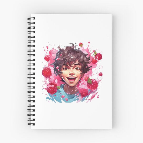 Item preview, "Raspberry Boy | Raspberries Sticker | Sweet Berry Aesthetic Art" designed and sold by Mandayartstudio.