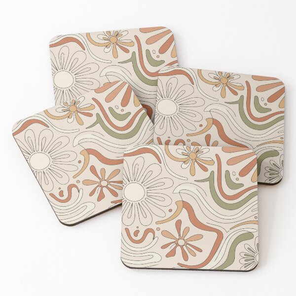 Item preview, Minimalist Retro Boho Floral Line Art – Mid-Century Modern Abstract designed and sold by Far Out Goods.