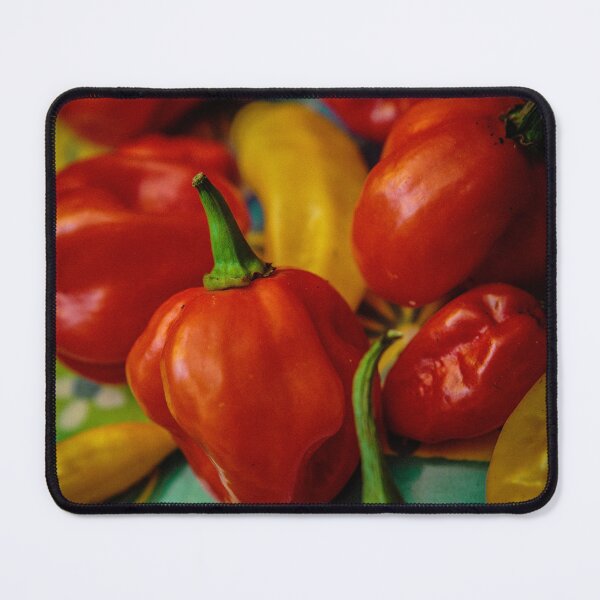 Item preview, Fresh Red and Yellow Habanero Peppers designed and sold by ADAG-ART.