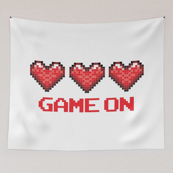 Artikelvorschau, Exemplar von Full of Life, 8 bit Gamer Hearts entworfen und verkauft von blackdogshop.