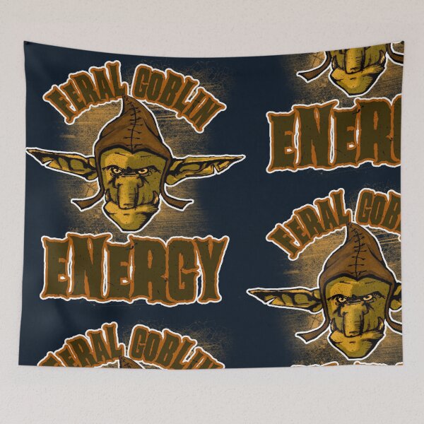 Item preview, Feral Goblin Energy – Dark Grunge Fantasy Graphic Tee designed and sold by AreKreative.
