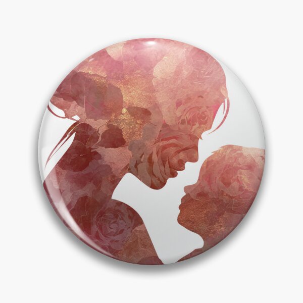 Item preview, Floral Motherhood Silhouette Elegant Mother's Day Art designed and sold by BigStar-Cart.