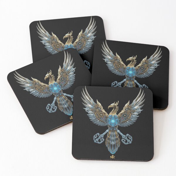 Item preview, Mechanical Phoenix Core with Golden Cybernetic Wings designed and sold by NK-Studios .