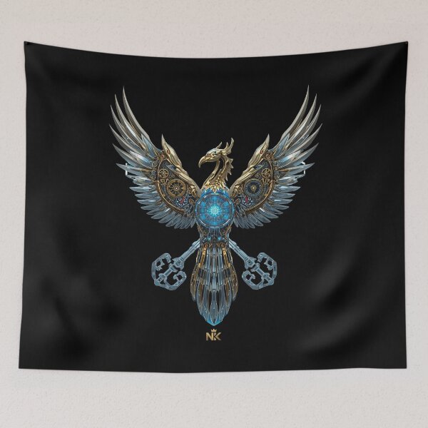 Item preview, Mechanical Phoenix Core with Golden Cybernetic Wings designed and sold by NK-Studios .