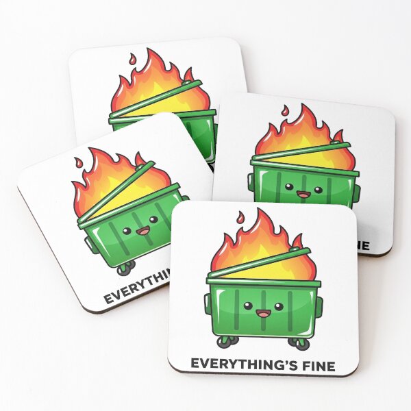 Item preview, EVERYTHING'S FINE designed and sold by friedcactstudio.