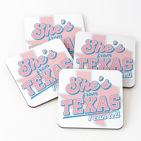 Item preview, She’s From Texas Typography designed and sold by M&A Design House.