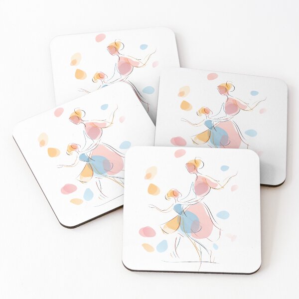 Item preview, Abstract Motherhood Dance Line Illustration Mother's Day designed and sold by BigStar-Cart.