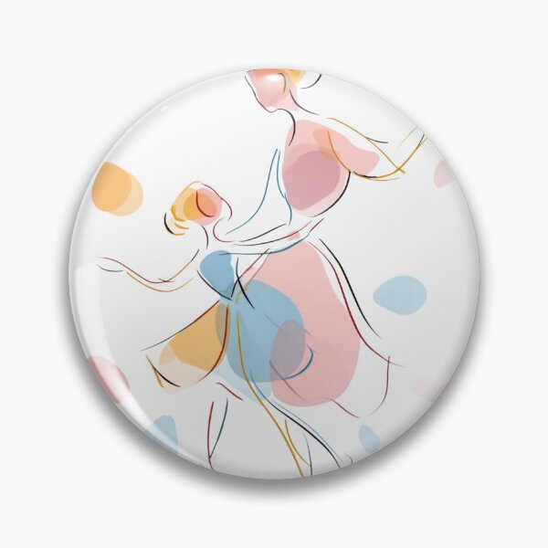 Item preview, Abstract Motherhood Dance Line Illustration Mother's Day designed and sold by BigStar-Cart.