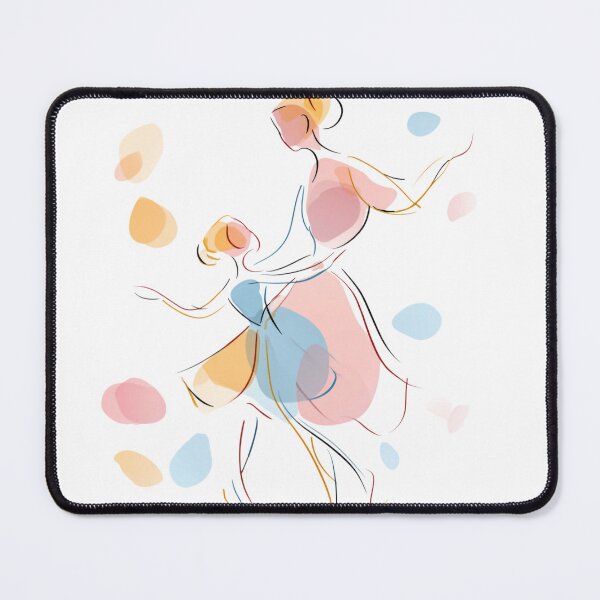 Item preview, Abstract Motherhood Dance Line Illustration Mother's Day designed and sold by BigStar-Cart.