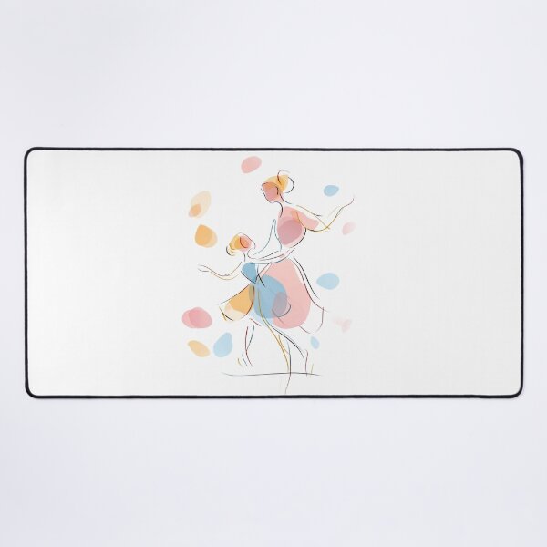 Item preview, Abstract Motherhood Dance Line Illustration Mother's Day designed and sold by BigStar-Cart.