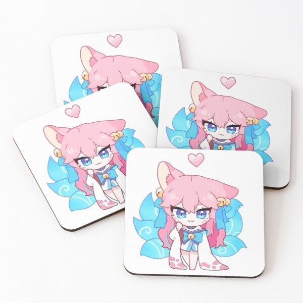 Artikelvorschau, Chibi Spirit Blossom Cat Ahri League of Legends entworfen und verkauft von KomiArts.