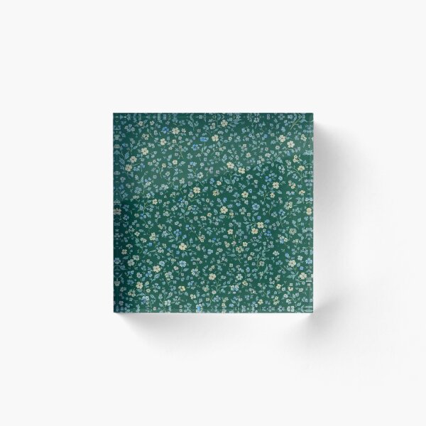 Item preview, Elegante estampado floral botánico verde bosque designed and sold by zenjiinspired.