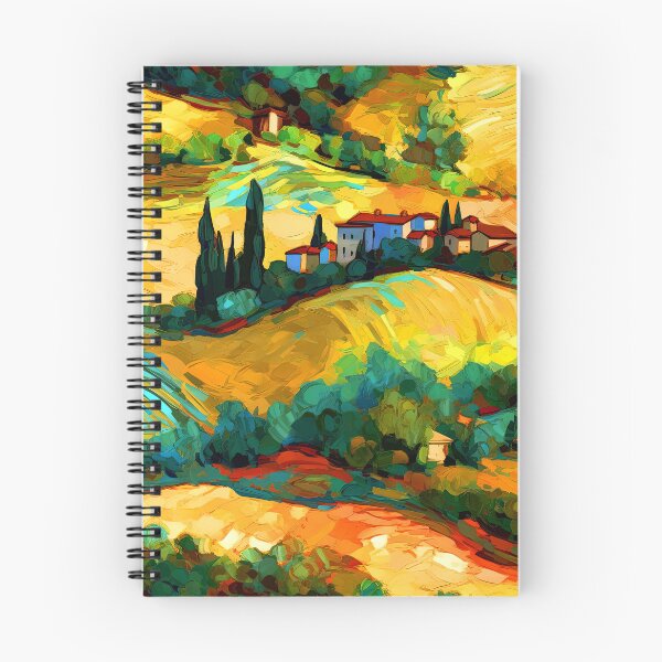 Item preview, Italian Countryside Colorful Landscape Abstract Hills Digital Art designed and sold by DEC02.