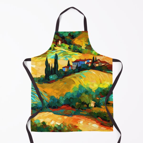 Item preview, Italian Countryside Colorful Landscape Abstract Hills Digital Art designed and sold by DEC02.