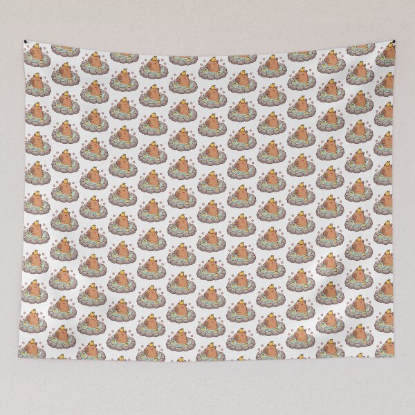 Item preview, Kawaii Capybara Onsen Hot Spring 4 designed and sold by The Sticker Place.