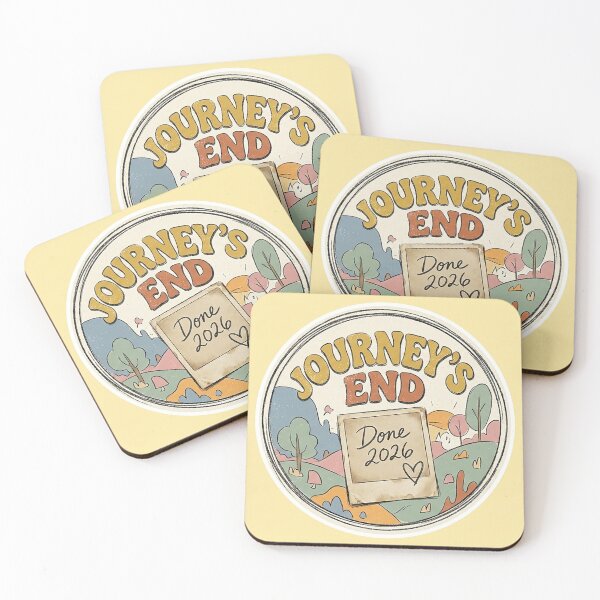 Item preview, Vintage 2026 Journey's End Retro Sticker Art designed and sold by VisualRotaStudio .
