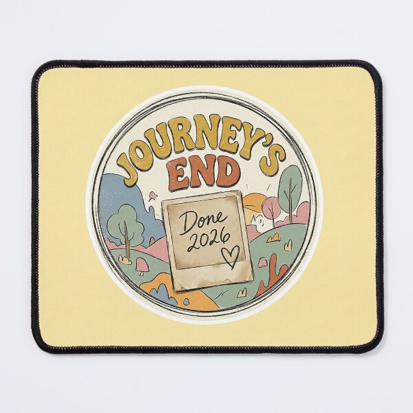 Item preview, Vintage 2026 Journey's End Retro Sticker Art designed and sold by VisualRotaStudio .