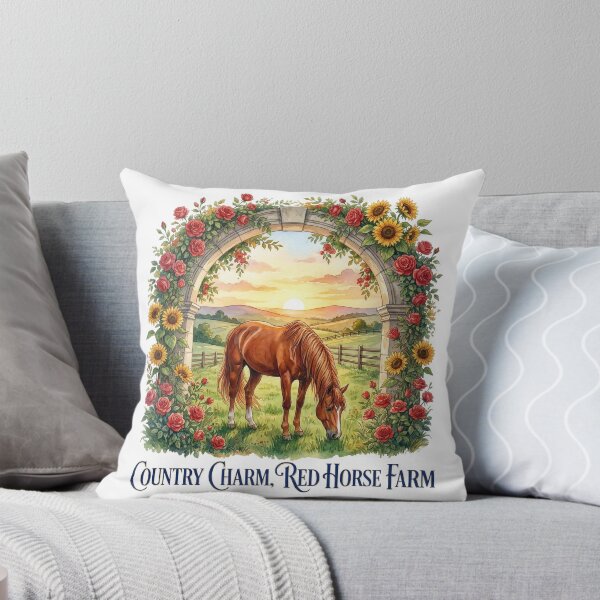 Item preview, Country Charm, Red Horse Farm designed and sold by DucksAbducted.
