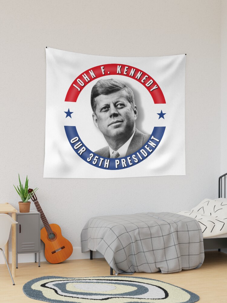 JFK John F. Kennedy President United States Patriotic Memorial Tapestry for Sale by Yesteryear Redbubble