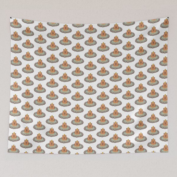 Item preview, Kawaii Capybara Onsen Hot Spring 5 designed and sold by The Sticker Place.