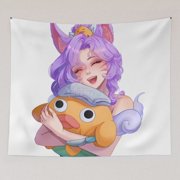 Item preview, Ahri Hugging Plushie League Of Legends designed and sold by KomiArts.