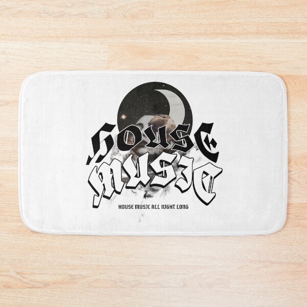 Item preview, HOUSE MUSIC  - Moon House Vibes (Black)  designed and sold by Discothreadz.