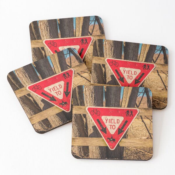Item preview, Trail Right of Way Yield Sign designed and sold by ADAG-ART.