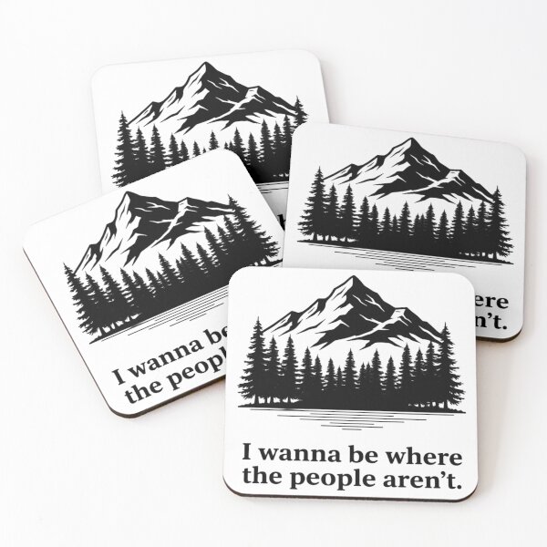 Item preview, I wanna be where the people aren't designed and sold by friedcactstudio.