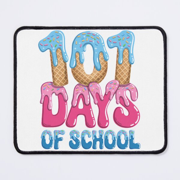 Item preview, 101 Days of School Ice Cream Drip 101st Day Milestone designed and sold by pixelspaperslab.