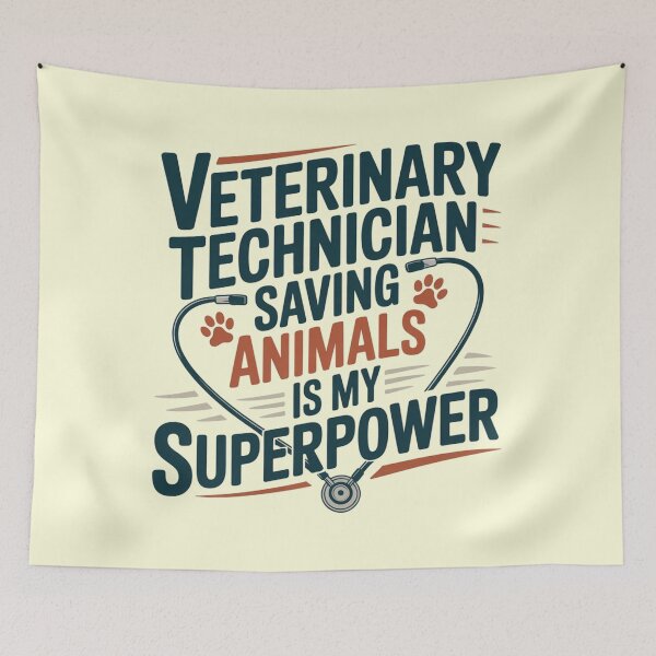 Item preview, Veterinary Technician Gift – Saving Animals Is My Superpower Shirt designed and sold by limos.