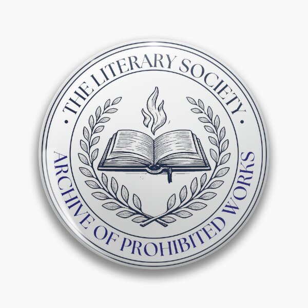 Item preview, Archive of Prohibited Works - Banned Books Crest designed and sold by The Literary Society.