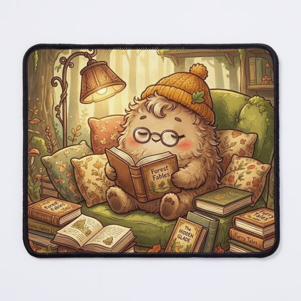 Item preview, Cottagecore Bookworm Potato – Cozy Library Aesthetic Kawaii Spud designed and sold by Wear Sculpt.